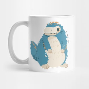 Yutie fluffy dinosaur Mug